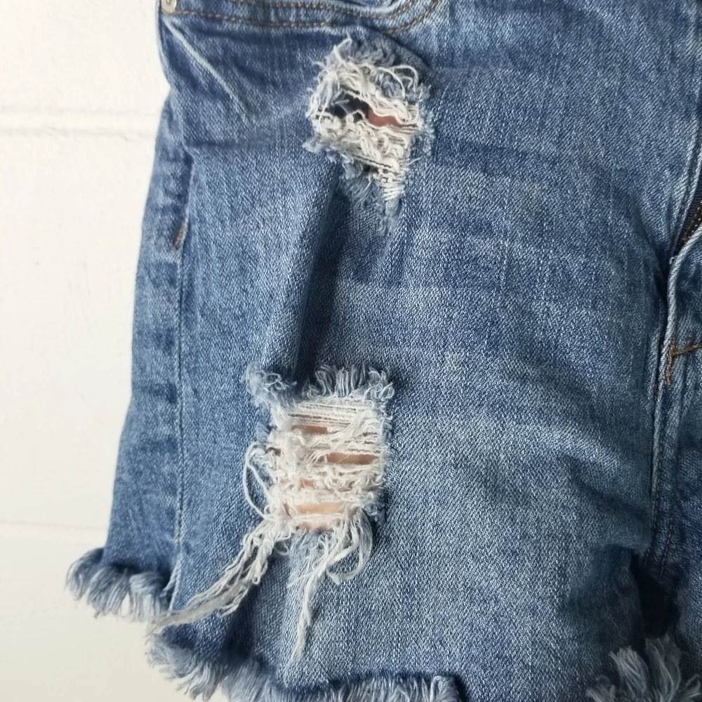 Joes Jeans Kiernan distressed cut off jean shorts